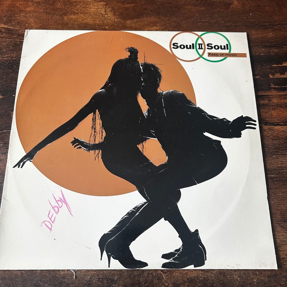 Soul II Soul Keep On Moving 12" Vinyl Single 1989 Virgin Caron Wheeler 0-96556